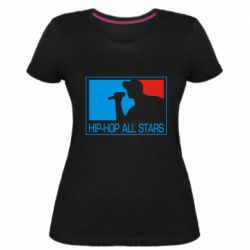 Женская премиум футболка Hip-hop all stars - PrintSalon