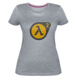 Жіноча преміум футболка HL 2 logo - PrintSalon