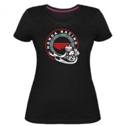 Женская премиум футболка Honda Racing - PrintSalon