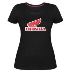 Женская премиум футболка Honda Vintage Logo - PrintSalon