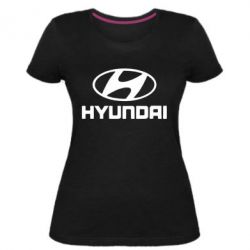 Женская премиум футболка HYUNDAI - PrintSalon