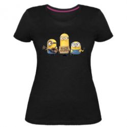 Женская премиум футболка I'm with stupid - PrintSalon