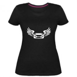 Женская премиум футболка Infiniti wings - PrintSalon