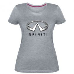 Жіноча преміум футболка Infinity Logo 3D - PrintSalon