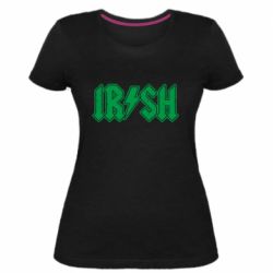 Жіноча преміум футболка Irish AC/DC - PrintSalon