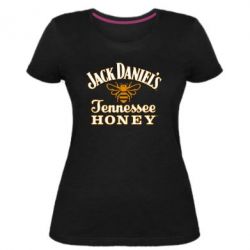 Женская премиум футболка Jack Daniel's Tennessee Honey - PrintSalon