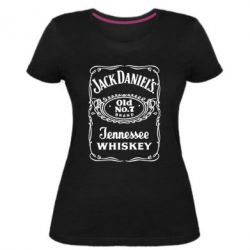 Женская премиум футболка Jack Daniel's Whiskey - PrintSalon