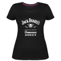 Женская премиум футболка Jack Daniels Tennessee - PrintSalon