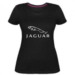 Женская премиум футболка Jaguar - PrintSalon