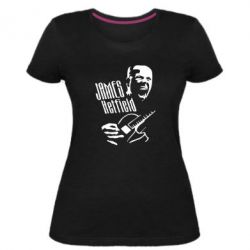 Женская премиум футболка James Hetfield - PrintSalon