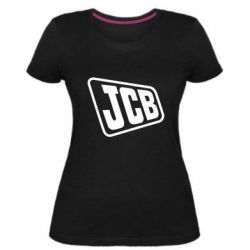 Женская премиум футболка JCB - PrintSalon
