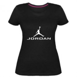 Женская премиум футболка Jordan - PrintSalon