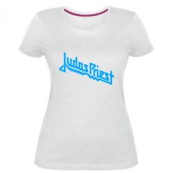 Женская премиум футболка Judas Priest Logo - PrintSalon