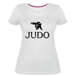 Женская премиум футболка Judo - PrintSalon