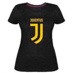 Жіноча преміум футболка Juventus Logo - PrintSalon
