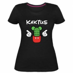Жіноча преміум футболка Kaktus - PrintSalon