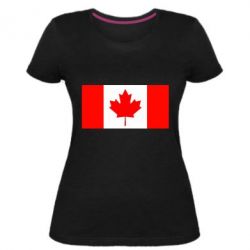 Женская премиум футболка Канада - PrintSalon