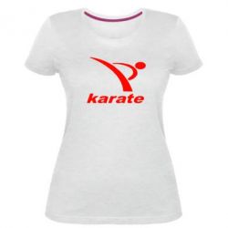 Женская премиум футболка Karate - PrintSalon