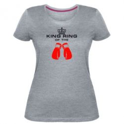 Женская премиум футболка King Ring - PrintSalon