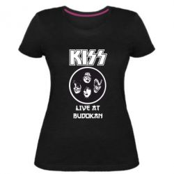 Жіноча преміум футболка Kiss - PrintSalon