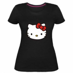 Женская премиум футболка Kitty - PrintSalon