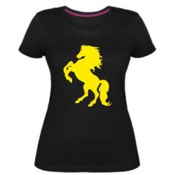 Жіноча преміум футболка Кінь