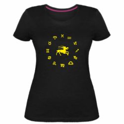 Женская премиум футболка козерог - PrintSalon