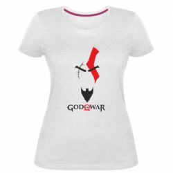 Женская премиум футболка Kratos - God of war - PrintSalon