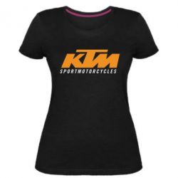 Женская премиум футболка KTM Sportmotorcycles - PrintSalon