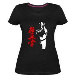 Жіноча преміум футболка Kyokushin Kanku Master - PrintSalon