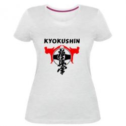 Женская премиум футболка Kyokushin - PrintSalon