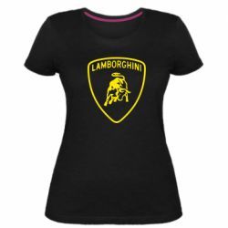 Женская премиум футболка Lamborghini Auto - PrintSalon