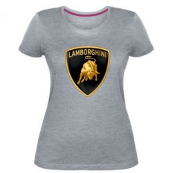 Жіноча преміум футболка Lamborghini Logo - PrintSalon