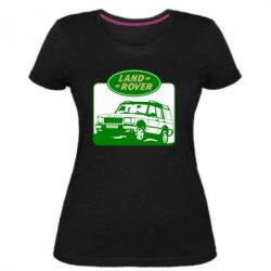 Женская премиум футболка Land Rover - PrintSalon