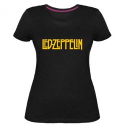 Женская премиум футболка Led Zeppelin