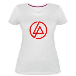 Женская премиум футболка LP logo - PrintSalon