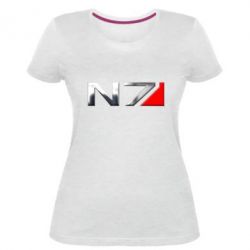 Женская премиум футболка Mass effect 1 - PrintSalon