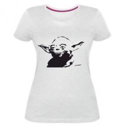 Жіноча преміум футболка Master Yoda - PrintSalon