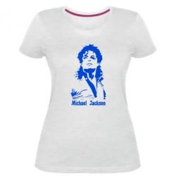Жіноча преміум футболка Майкл Джексон - PrintSalon