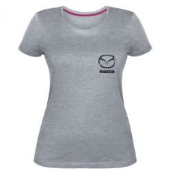 Женская премиум футболка Mazda Small - PrintSalon