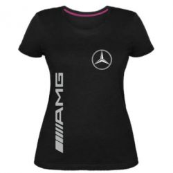 Женская премиум футболка Mercedes AMG - PrintSalon