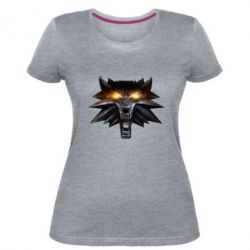 Женская премиум футболка Metallic symbol - PrintSalon