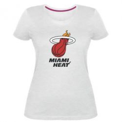 Жіноча преміум футболка Miami Heat - PrintSalon
