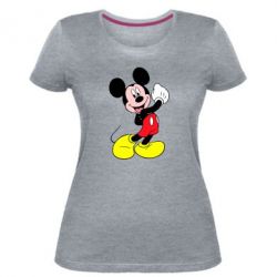 Жіноча преміум футболка Міккі Маус - PrintSalon
