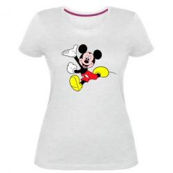Жіноча преміум футболка Міккі Маус - PrintSalon