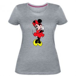 Женская премиум футболка Минни "Мимими" - PrintSalon