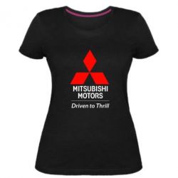 Женская премиум футболка Mitsubishi Motors - PrintSalon