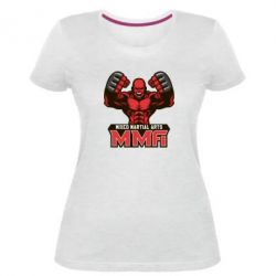 Женская премиум футболка MMA Fighter 2 - PrintSalon