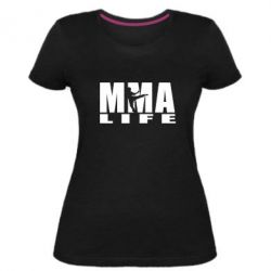 Жіноча преміум футболка MMA Life - PrintSalon