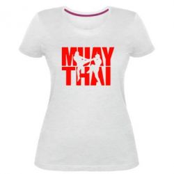 Женская премиум футболка Муай Тай - PrintSalon